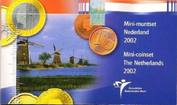 Mini-Muntset 2002 met Euromunten